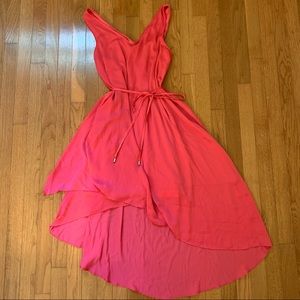 Jessica Simpson Coral High Low Dress